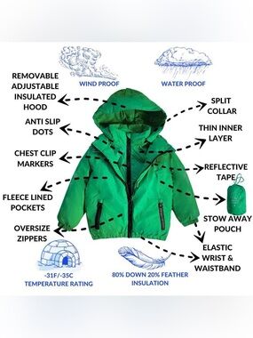 One Kid Road Coat Car Seat Winter Jacket